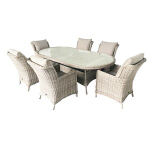 Swindon 6 Seater Dining Set With Cushions By Sol 72 Outdoor