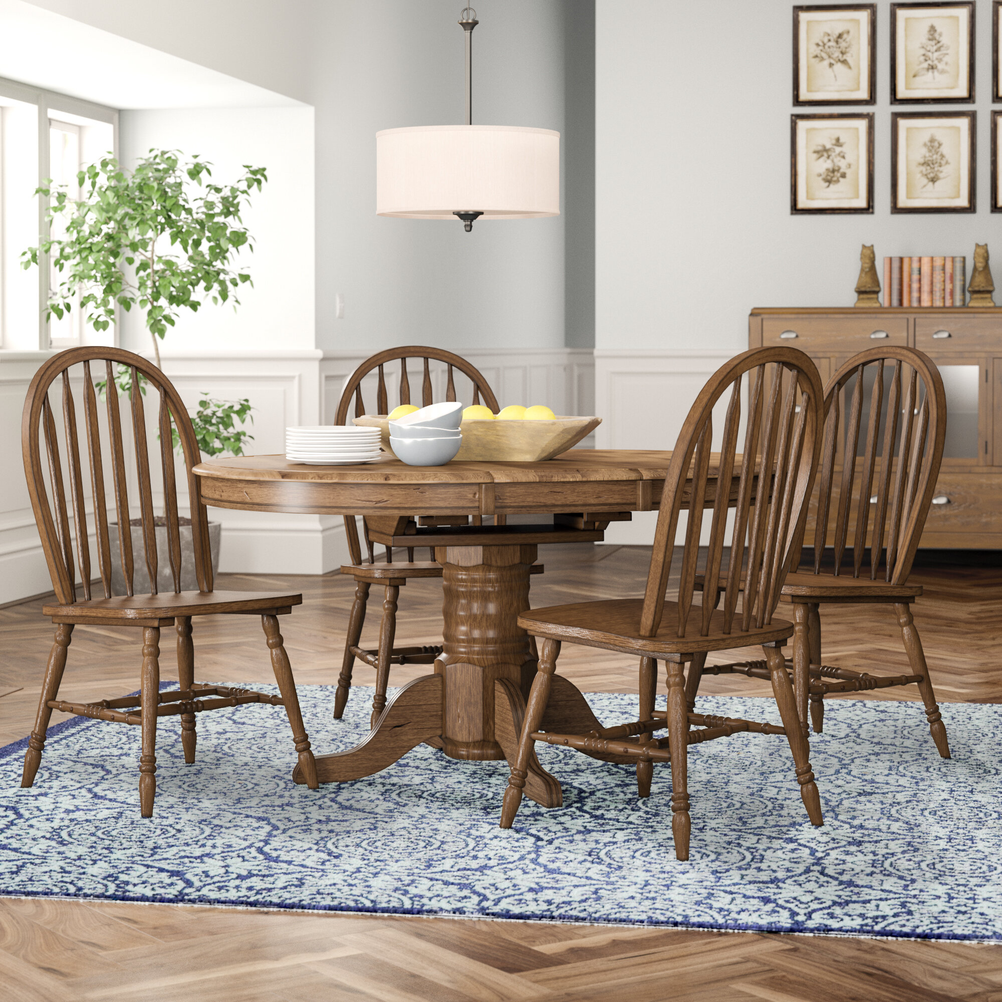 wood kitchen table and chairs