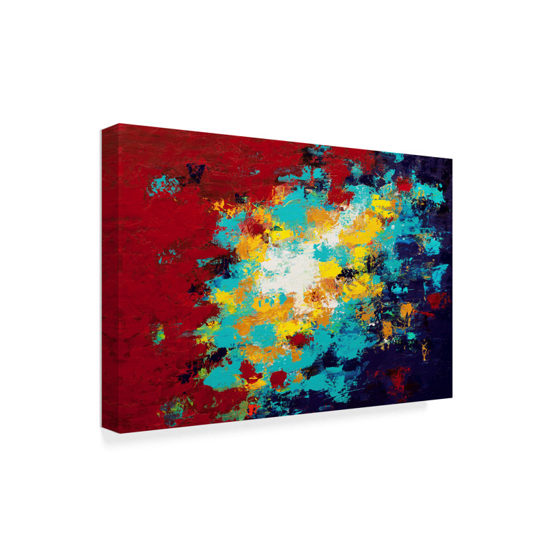 Trademark Art Searching Space Acrylic Painting Print On Wrapped