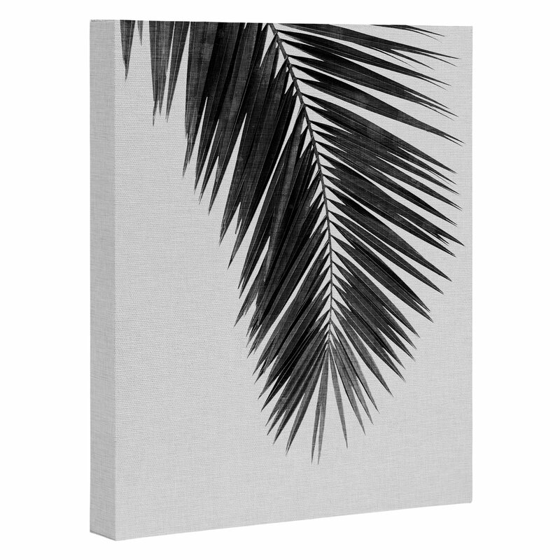 Palm Leaf Black And White I Print Reviews Joss Main