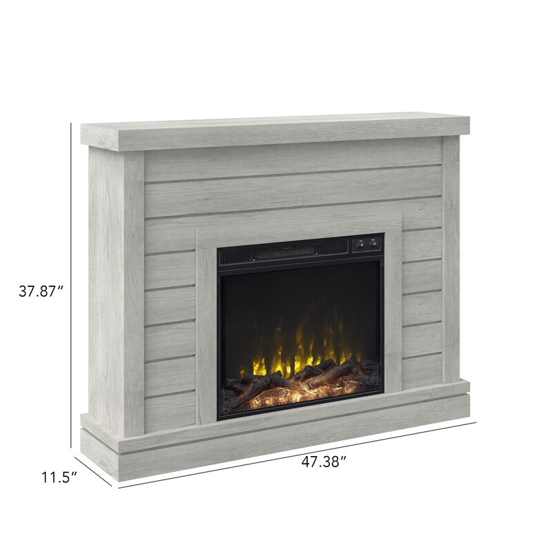 Breakwater Bay Shoalhaven Electric Fireplace Reviews Wayfair