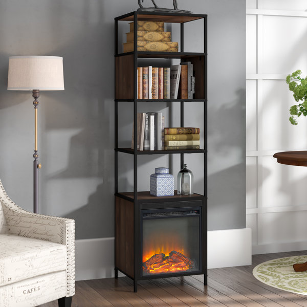 Bookcase Fireplace Wayfair