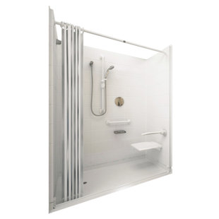 Go to store & view more images Ella Walk In Baths Elite Four Panel Shower Wall