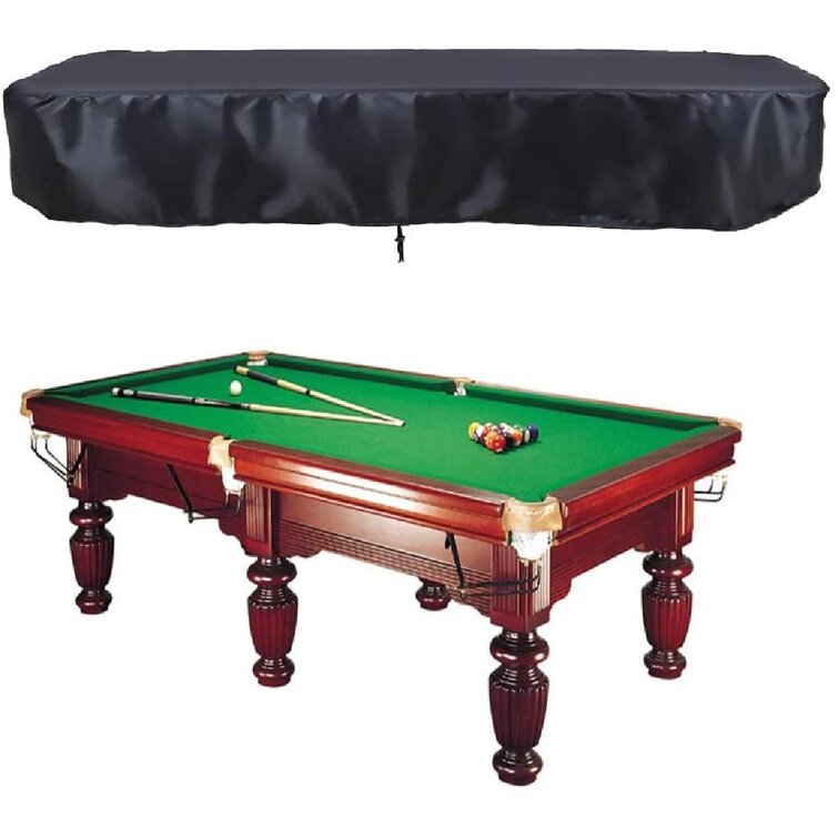 8FT Waterproof Heavy Duty Fitted Leatherette Billiard Tabletops Pool Table Cover 