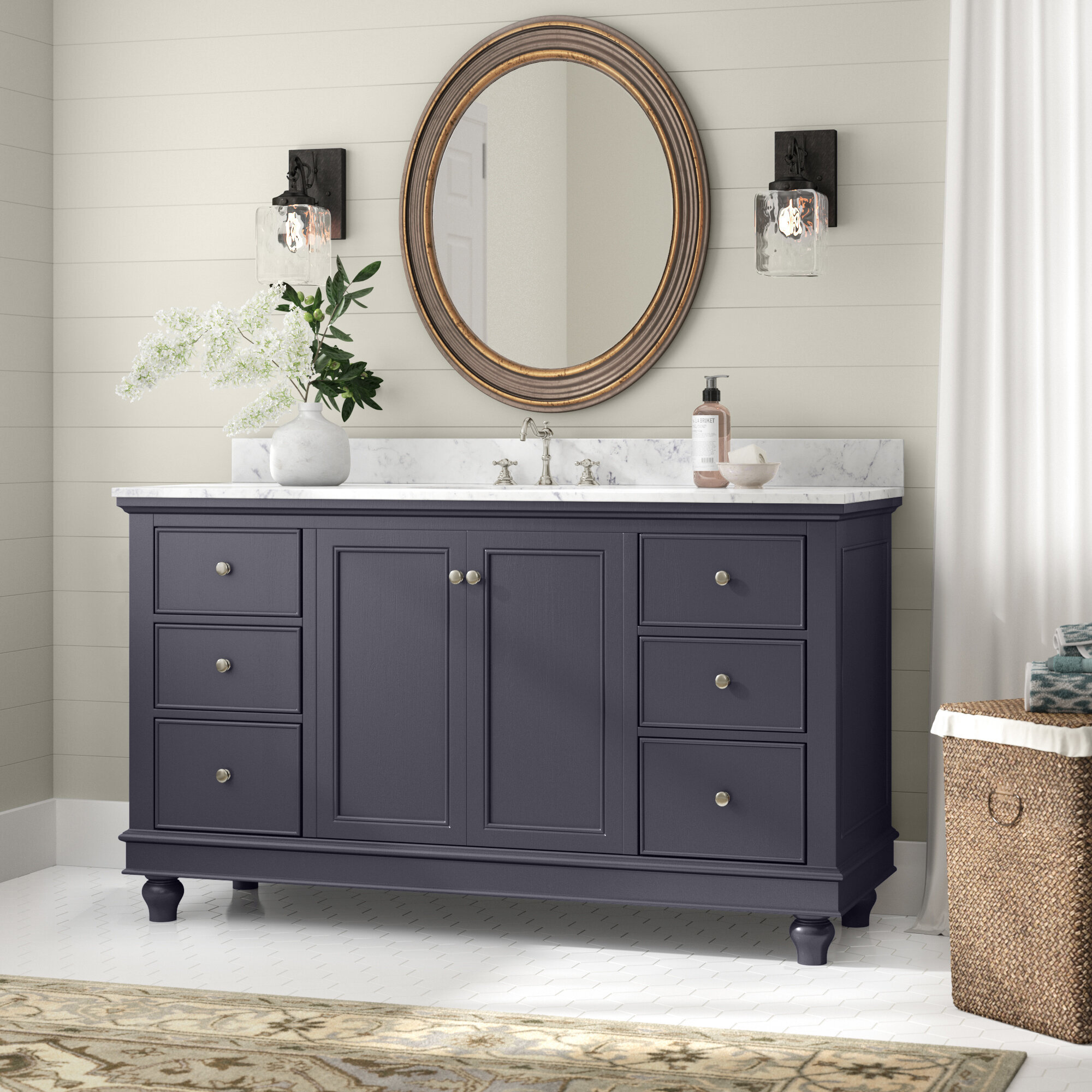 Birch Lane Perley 60 Single Bathroom Vanity Set Reviews Wayfair