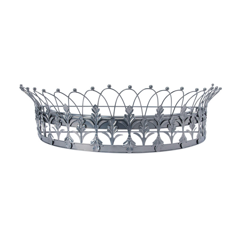 Chateau 29" Window Valance Color: Silver