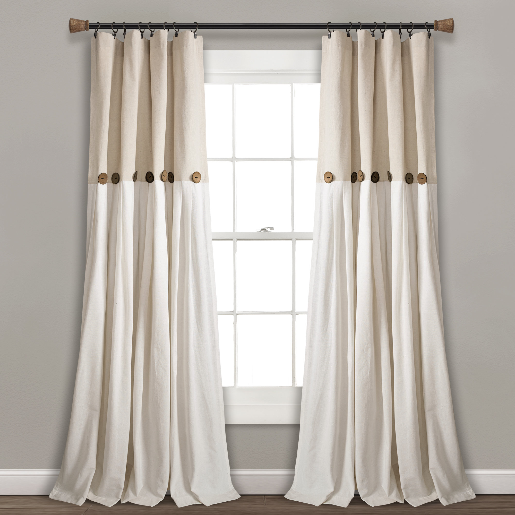 Gracie Oaks Ruya Window Semi Sheer Rod Pocket Single Curtain Panel Reviews Wayfair