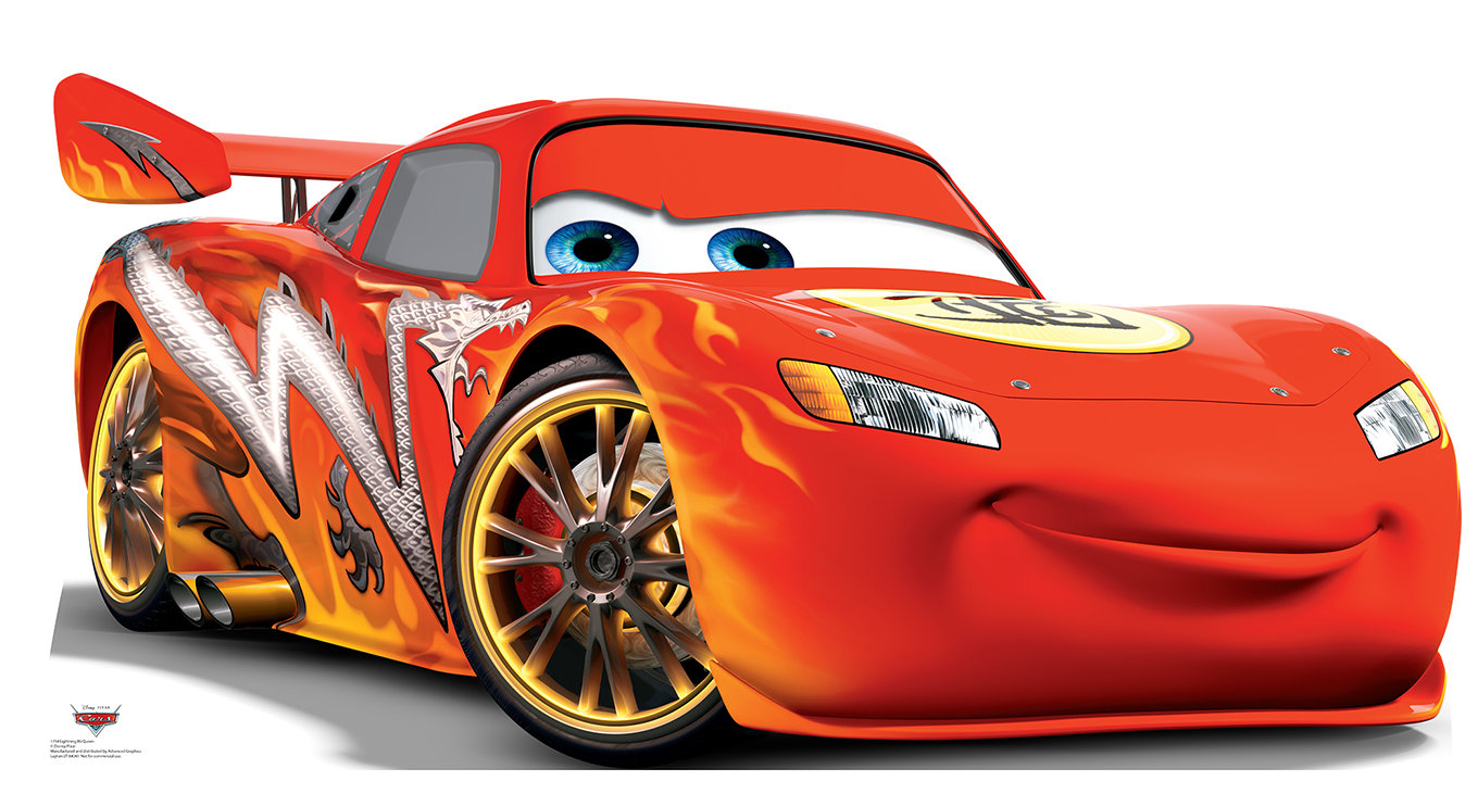 Cars Disneyu0027s Lightning McQueen Life Size Cardboard Standup sc 1 st Wayfair : lighting mcgueen - azcodes.com