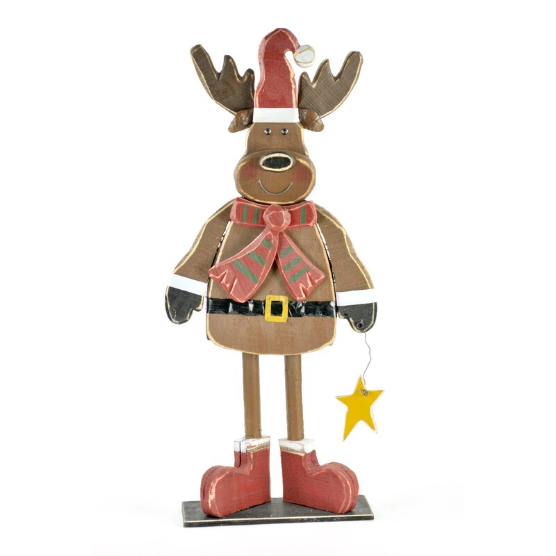 The Holiday Aisle® Standing Reindeer | Wayfair