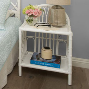 White Wicker Nightstands You Ll Love Wayfair Quickview Natural White