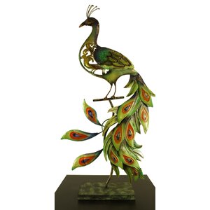 Peacock Figurine