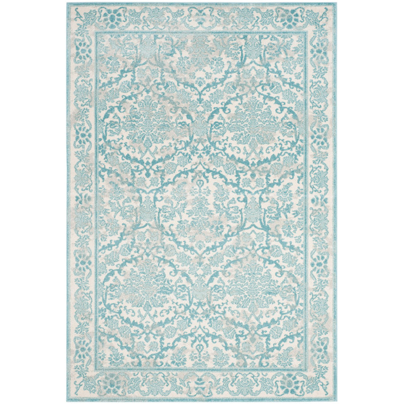 Raphael Oriental Ivory Light Blue Area Rug Reviews Joss Main
