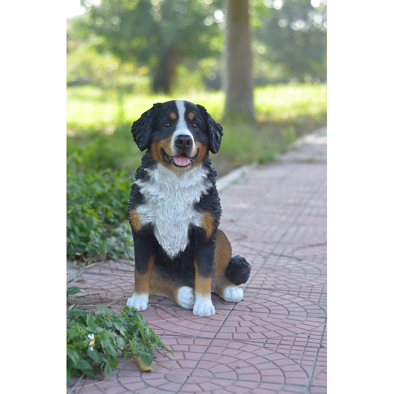 bernese mountain dog statue