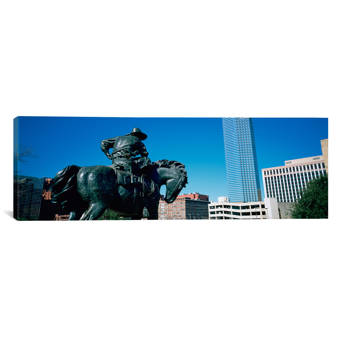 East Urban Home Buildings In A City Dallas Texas Wrapped Canvas Panoramic Photograph Print Wayfair