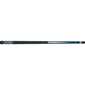 Fiberglass Pool Cue in Blue with Black / White