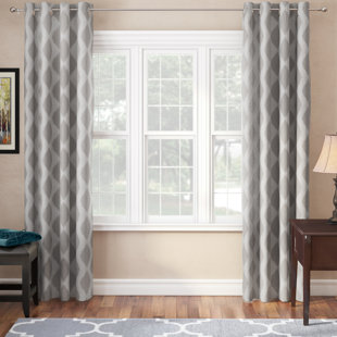 Grey Ikat Curtains Wayfair