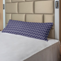 blue patterned pillow cases