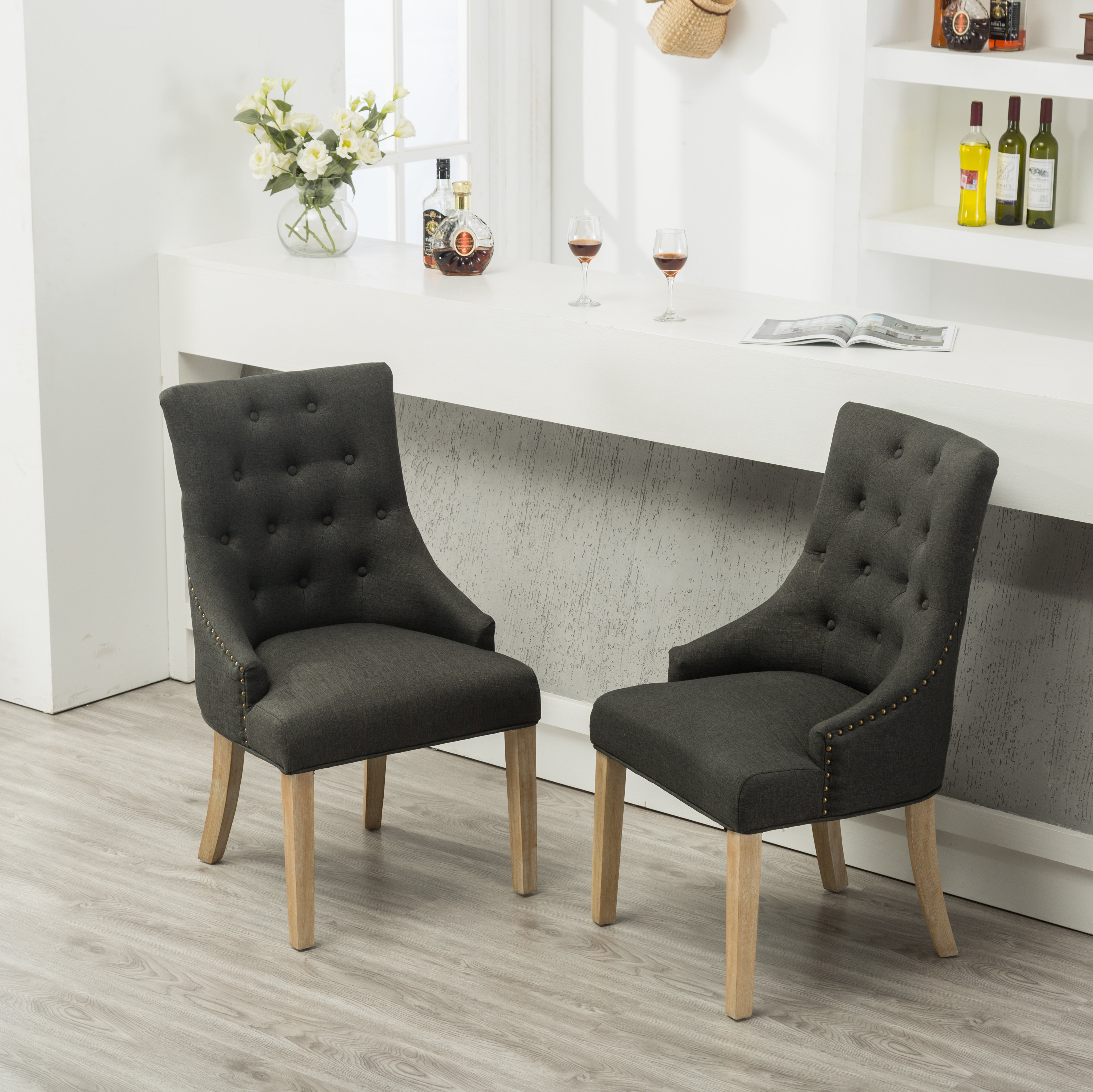 Tufted Dining Chairs Free Shipping Over 35 Wayfair
