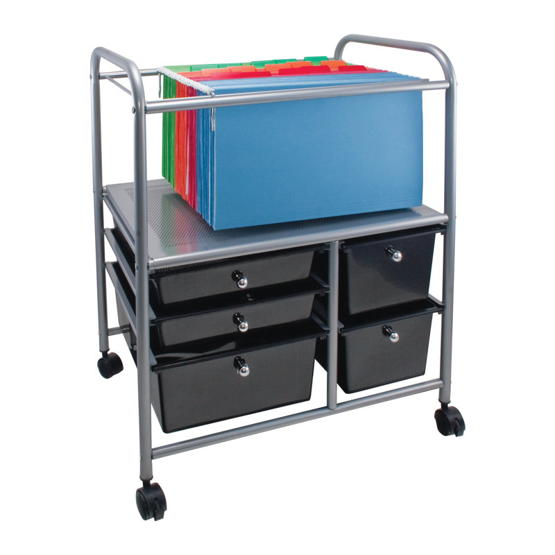 Advantus Corporation Mobile Organizer File Cart With Drawers Wayfair