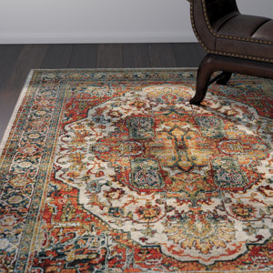 Knox Red Area Rug