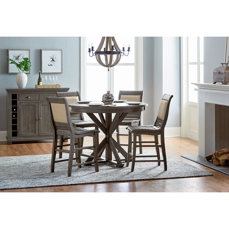 Lark Manor Epine Round Counter Height Dining Table Reviews Wayfair