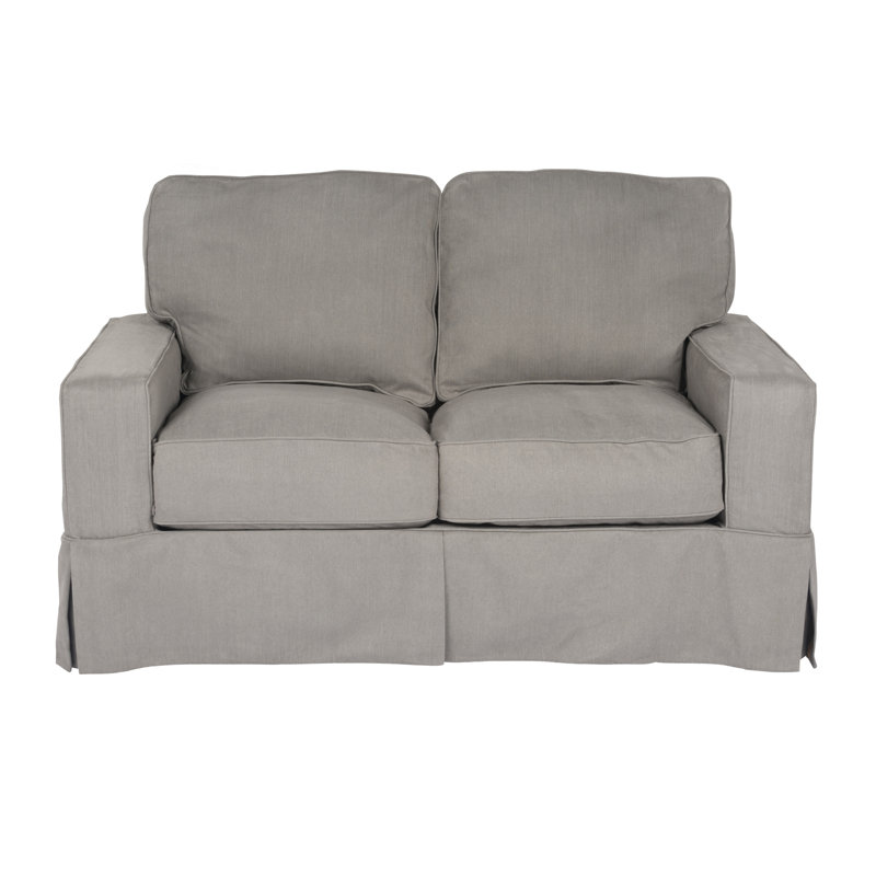 Darby Home Co Elsberry Box Cushion Loveseat Slipcover Wayfair Elsberry Box Cushion Loveseat Slipcover