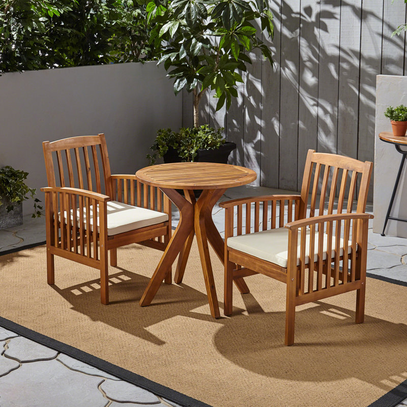 Breakwater Bay Figgs Patio 3 Piece Bistro Set with ... (800 x 800 Pixel)