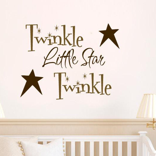 twinkle twinkle wall sticker