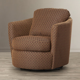 Vidrio Swivel Barrel Chair by Red Barrel Studio