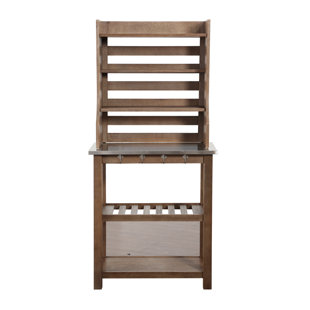 Go to store & view more images Burnham Home Designs Wood Baker's Rack