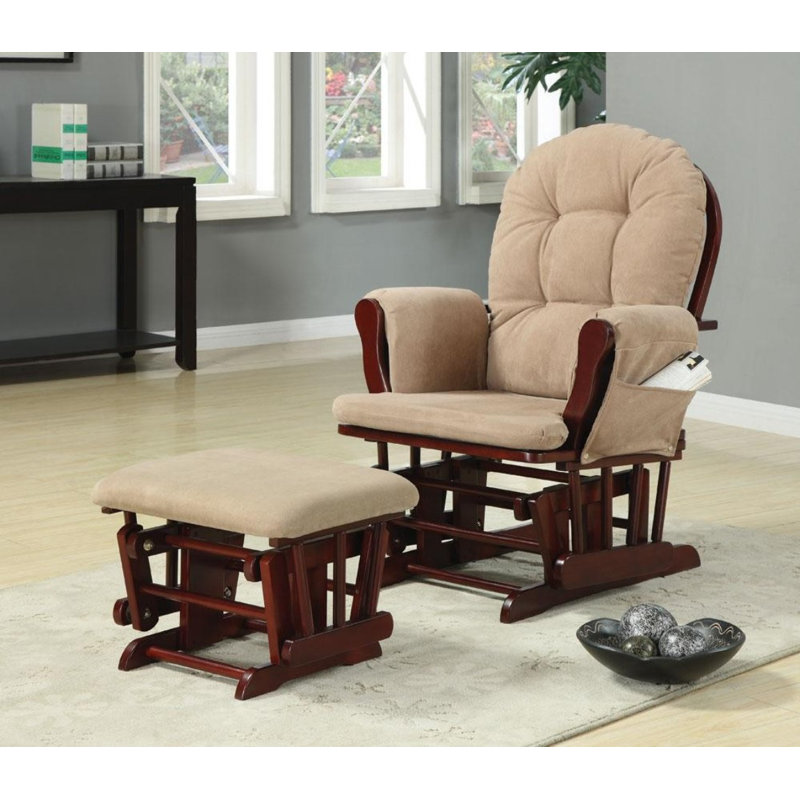 Maghull Baby Nursery Manual Glider Recliner With Ottoman Maghull Baby Nursery Manual Glider Recliner With Ottoman