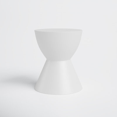 Daima Concrete Abstract End Table