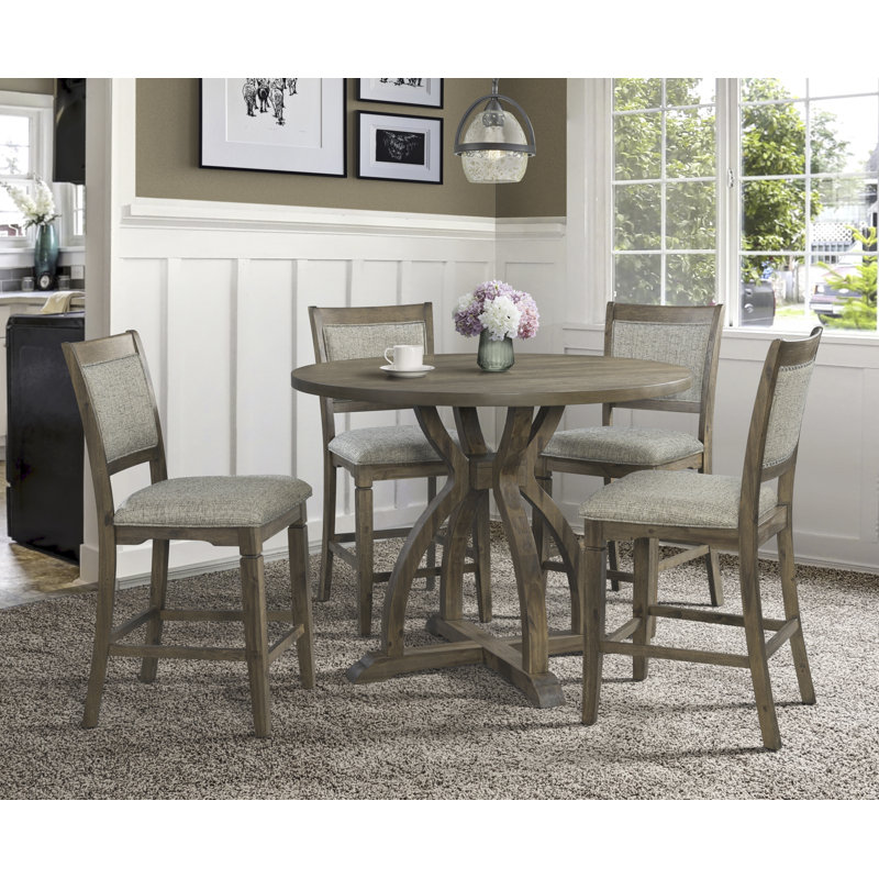 Ophelia Co Melvina 5 Piece Counter Height Dining Set Wayfair