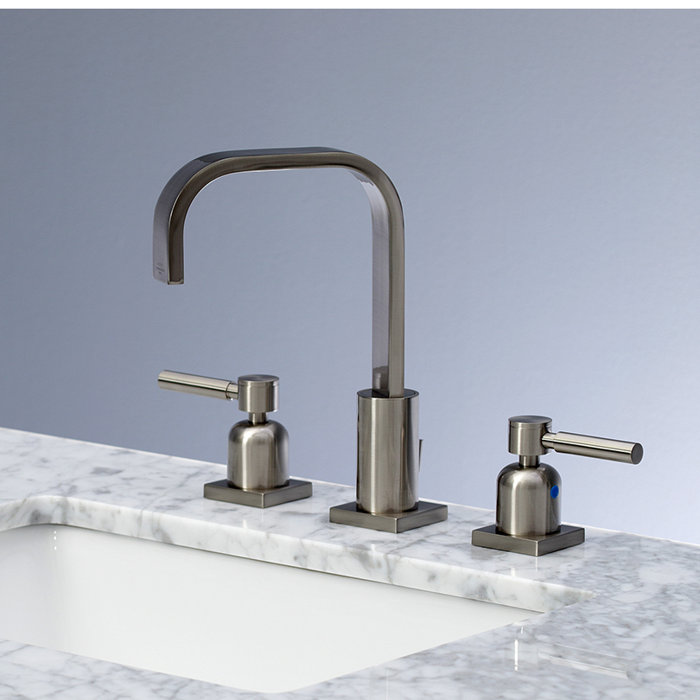 Kingston Brass Concord Widespread Bathroom Faucet With Drain