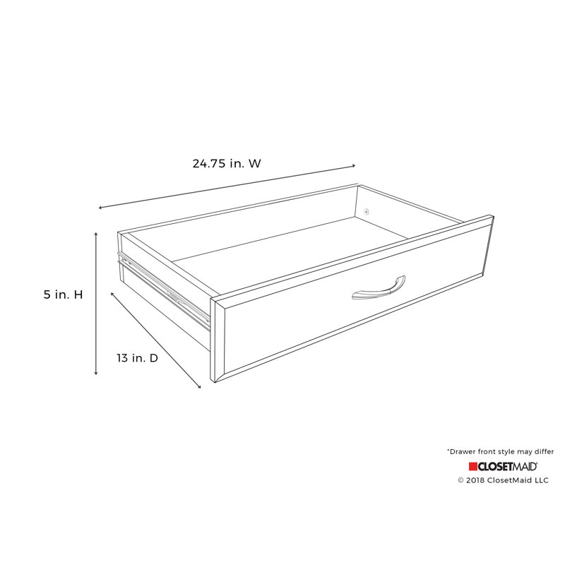 Closetmaid Suitesymphony 24 75 W X 5 H X 13 D Drawer Reviews