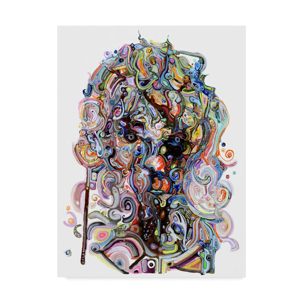 Trademark Art Thousand Yard Stare Acrylic Painting Print On