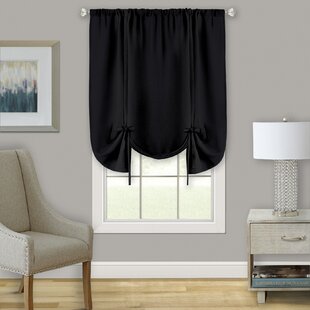 Rod Pocket Thermal Insulated Blackout Curtain 64 Inch Length Pair 