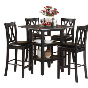 Kathie 5 Piece Counter Height Dining Set by Darby Home Co