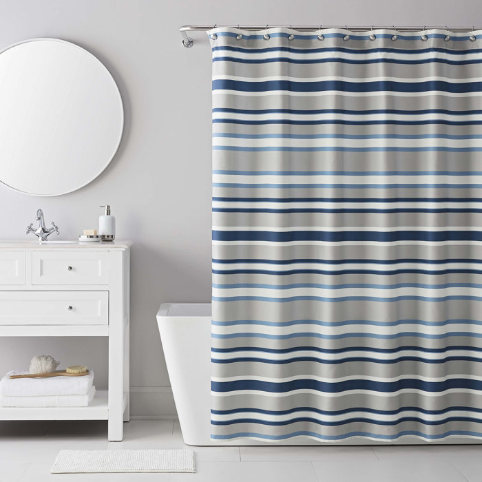 Izod 13 Piece Bradley Stripe Shower Curtain Set Reviews Wayfair Ca