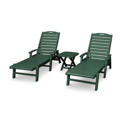 Yacht Club 3-Piece Chaise Set