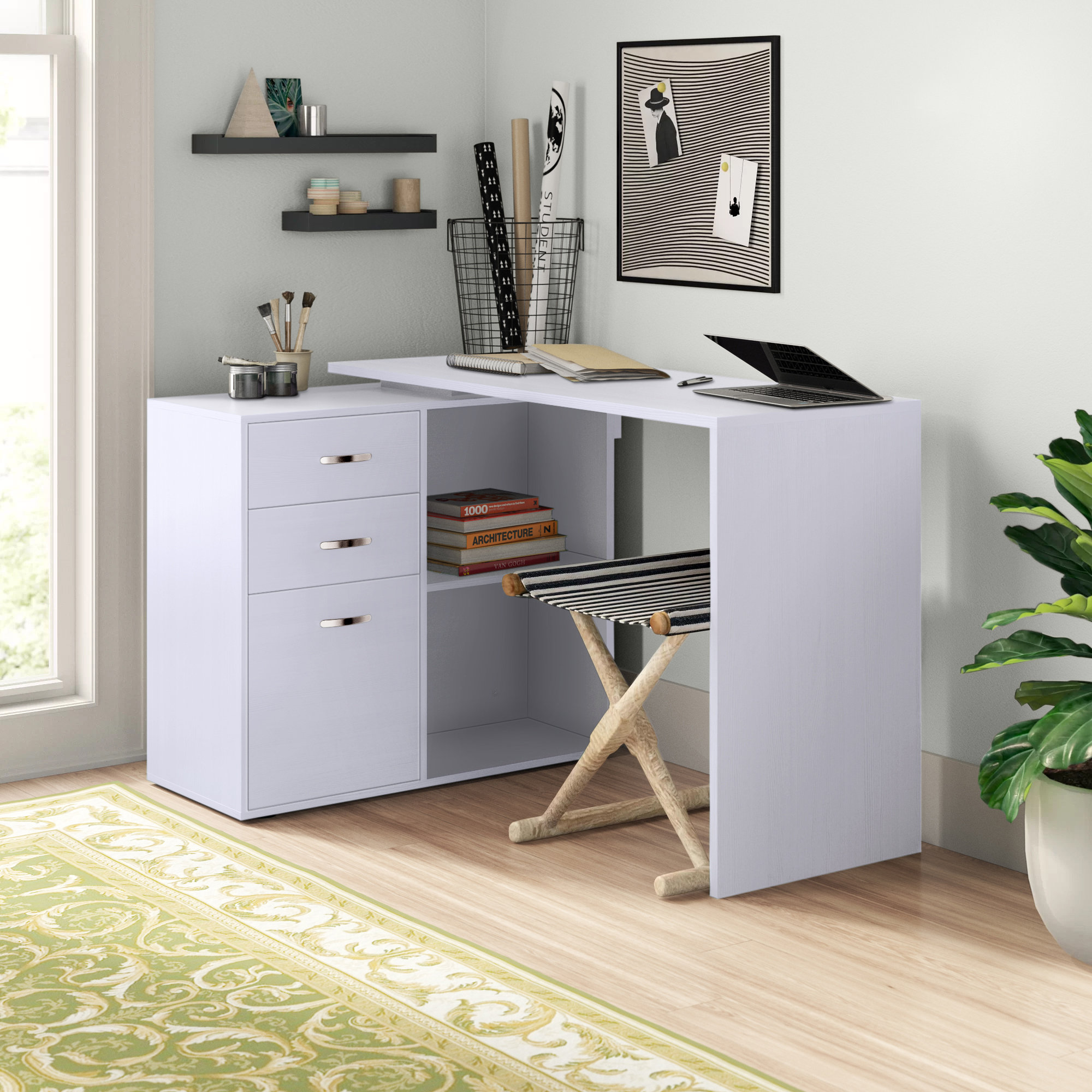 Zipcode Design Marielle L Shape Desk Reviews Wayfair Co Uk