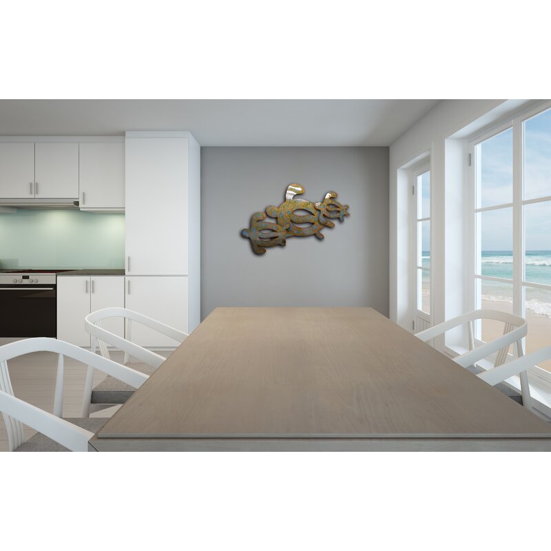 Metal Perspectives Sea Turtles Wall Decor Reviews Wayfair