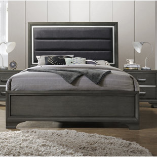 Go to store & view more images Hunedoara Upholstered Panel Bed by Ivy Bronx