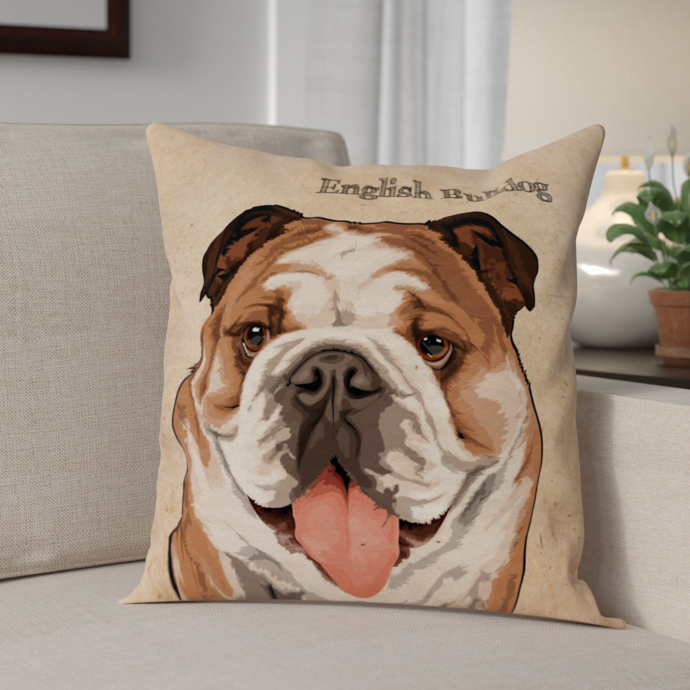 bulldog pillow