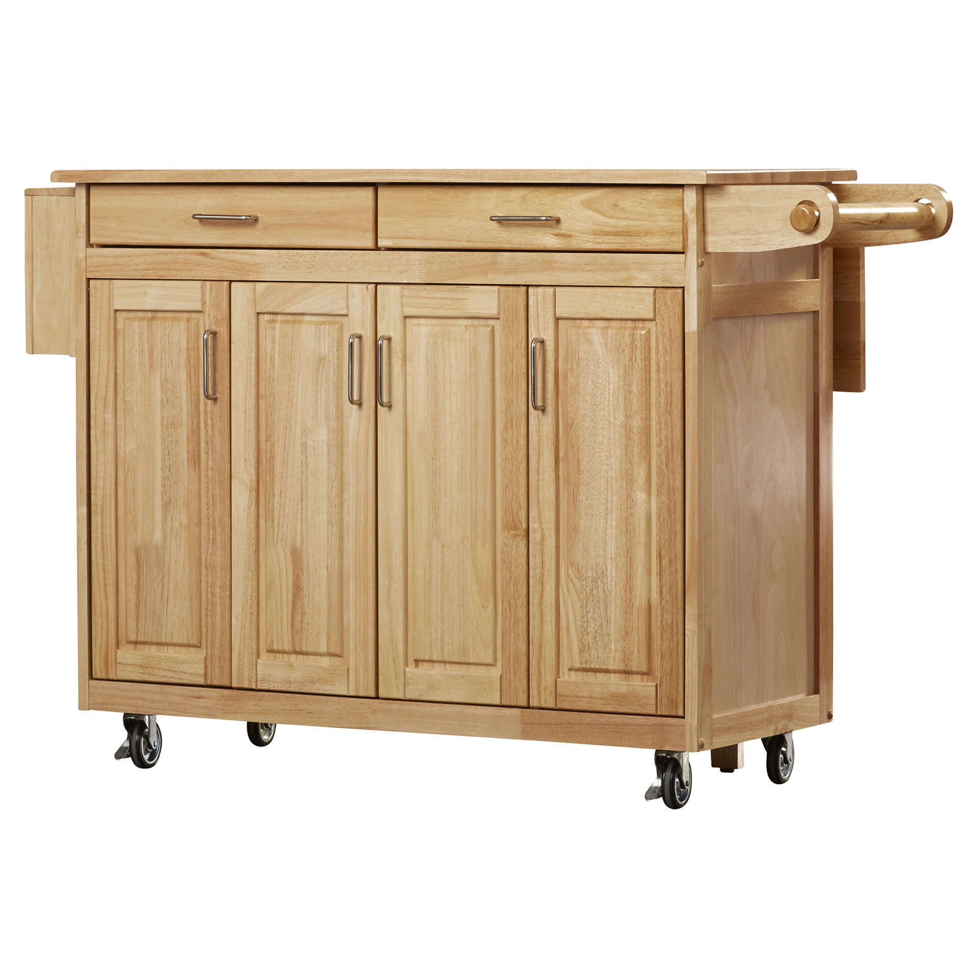 Epping Kitchen Cart With Wood Top Reviews Birch Lane