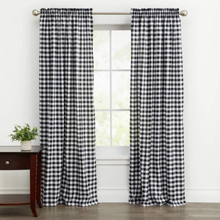Check Plaid Country Curtains D You Ll Love In 2021 Wayfair Check Plaid Country Curtains D