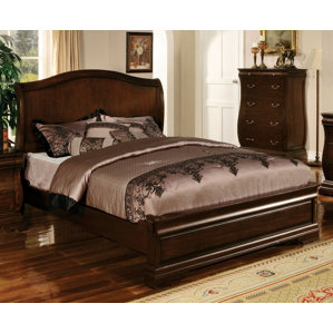 Liverpool Wood Panel Bed by World Menagerie