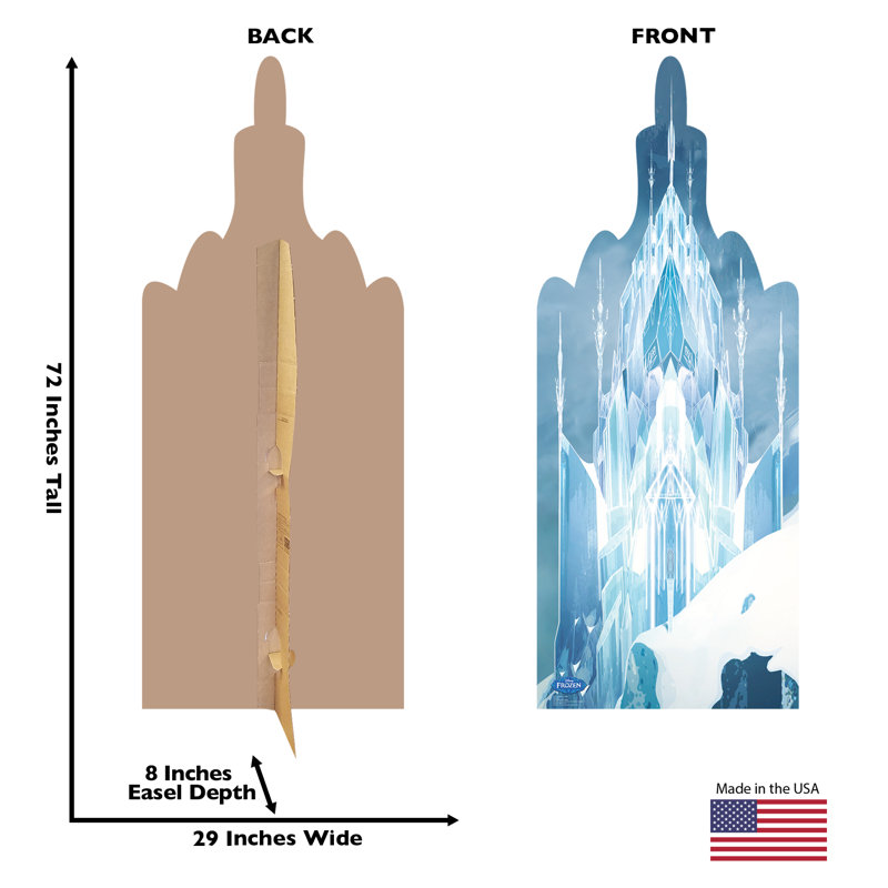 cardboard frozen ice castle