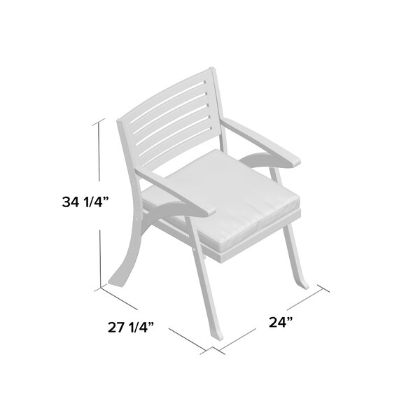 coyne patio dining chair with cushion