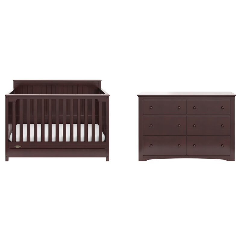 Graco Hadley Convertible Standard 2 Piece Nursery Furniture Set